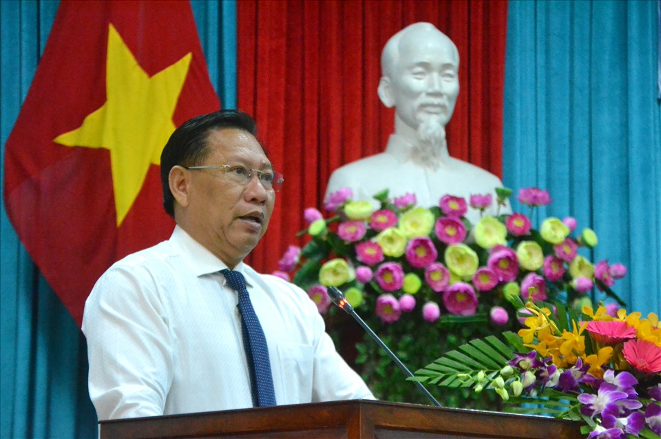 Phó Chủ tịch UBND tỉnh An Giang Trần Anh Thư kỳ vọng liên kết tạo vùng nguyên liệu lúa theo hướng hợp tác, chuỗi giá trị sẽ làm thay đổi tư duy sản xuất của nhà nông theo hướng tích cực. Ảnh: LT